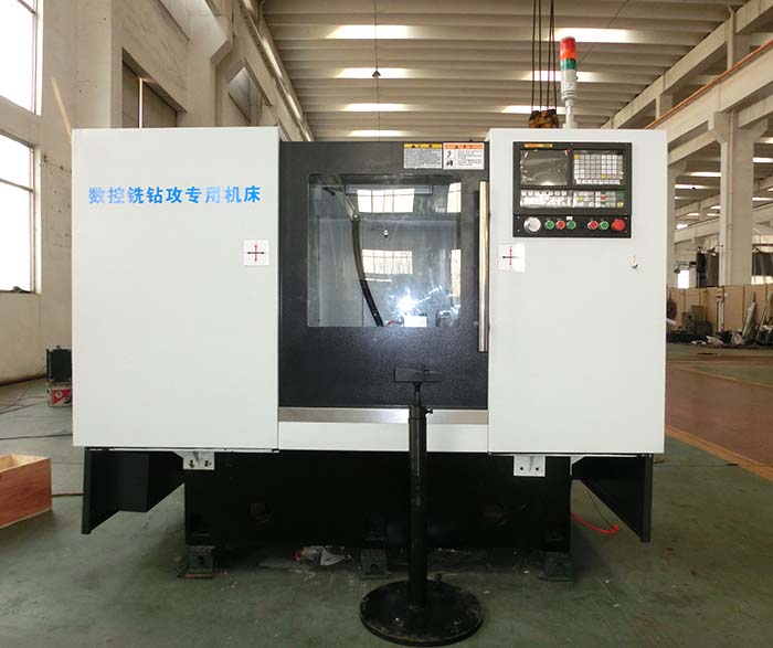 ZY-50數控銑(xi)鑽攻專用機床正(zheng)面圖